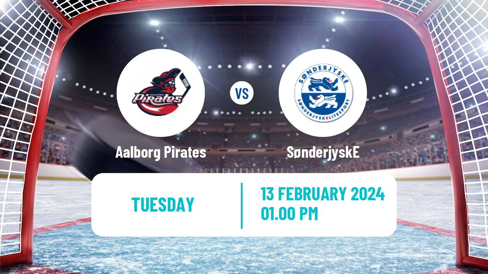 Hockey Danish Ishockey Ligaen Aalborg Pirates - SønderjyskE