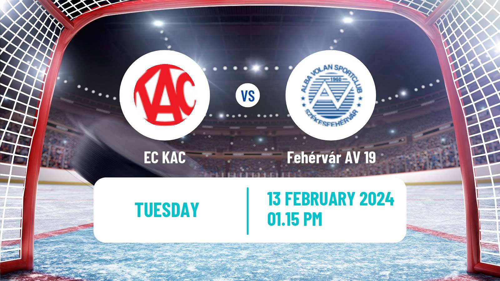 Hockey Austrian Ice Hockey League EC KAC - Fehérvár AV 19