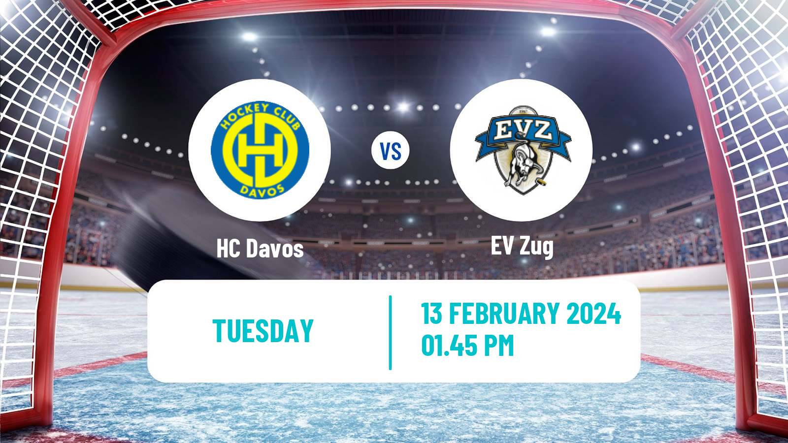 Hockey Swiss National League Hockey Davos - EV Zug