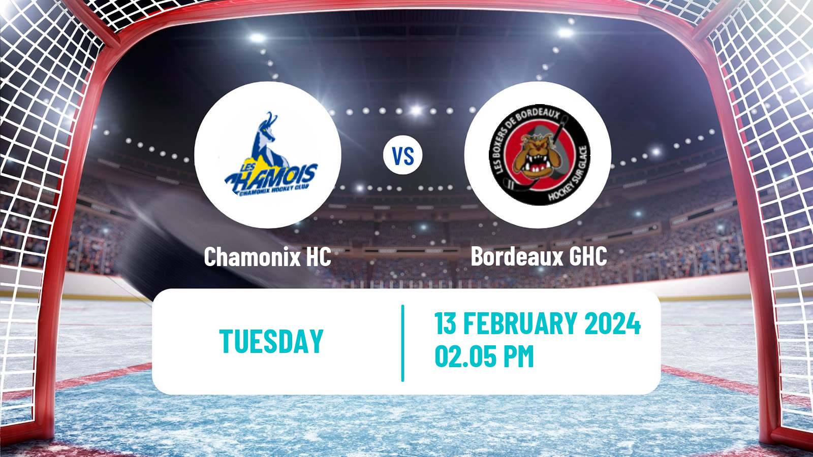 Hockey French Ligue Magnus Chamonix - Bordeaux