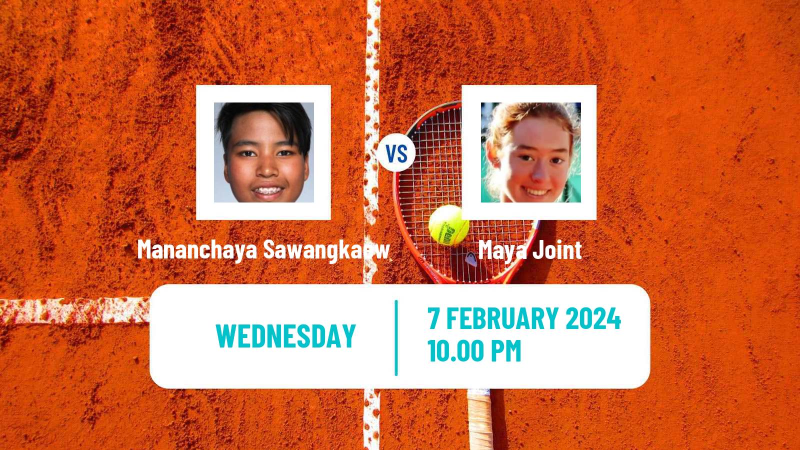 Tennis ITF W75 Burnie 2 Women Mananchaya Sawangkaew - Maya Joint