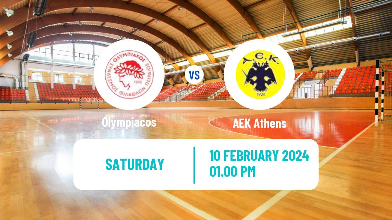 Handball Greek A1 Handball Olympiacos - AEK Athens