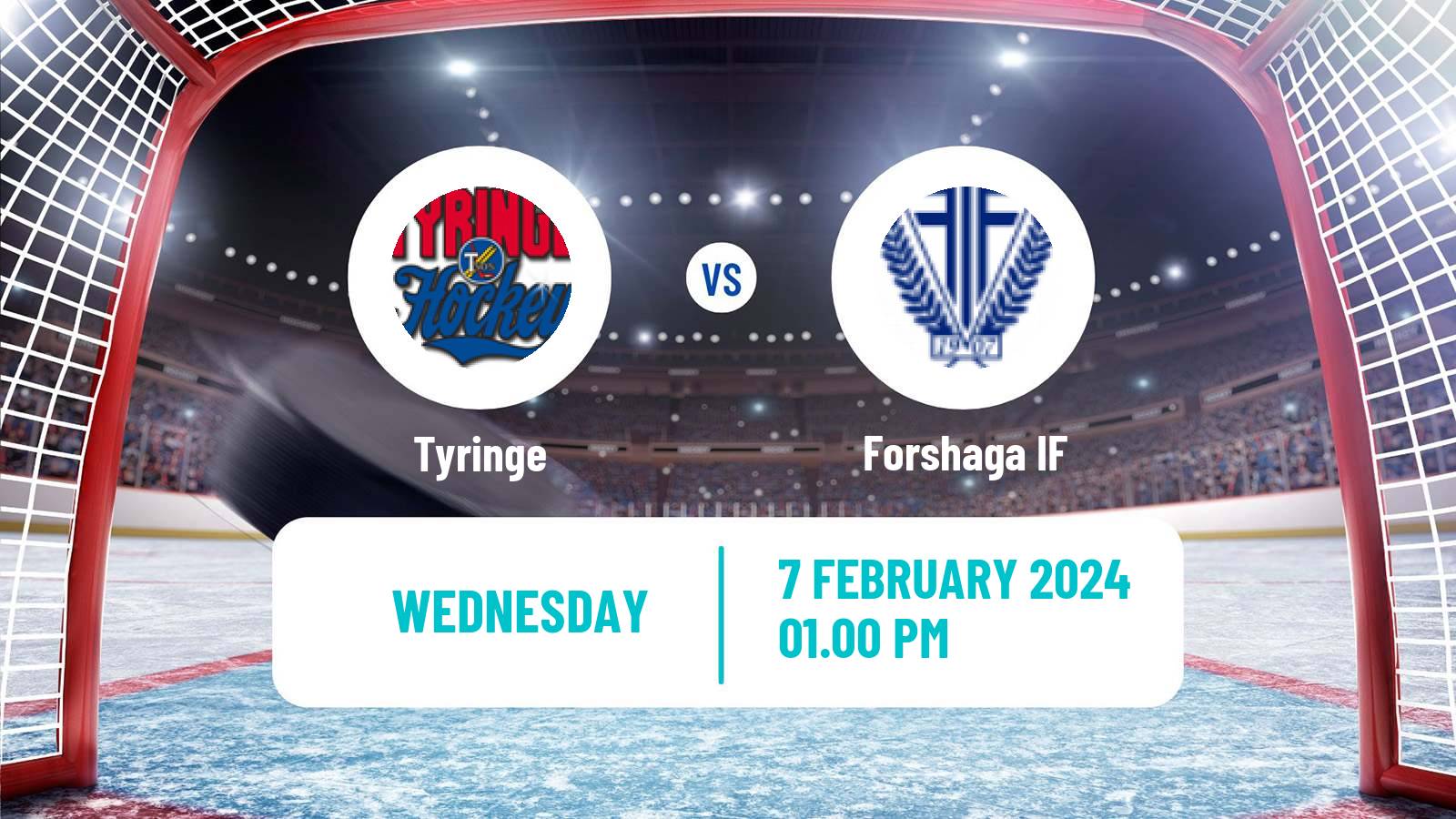 Hockey Swedish HockeyEttan Sodra Var Tyringe - Forshaga