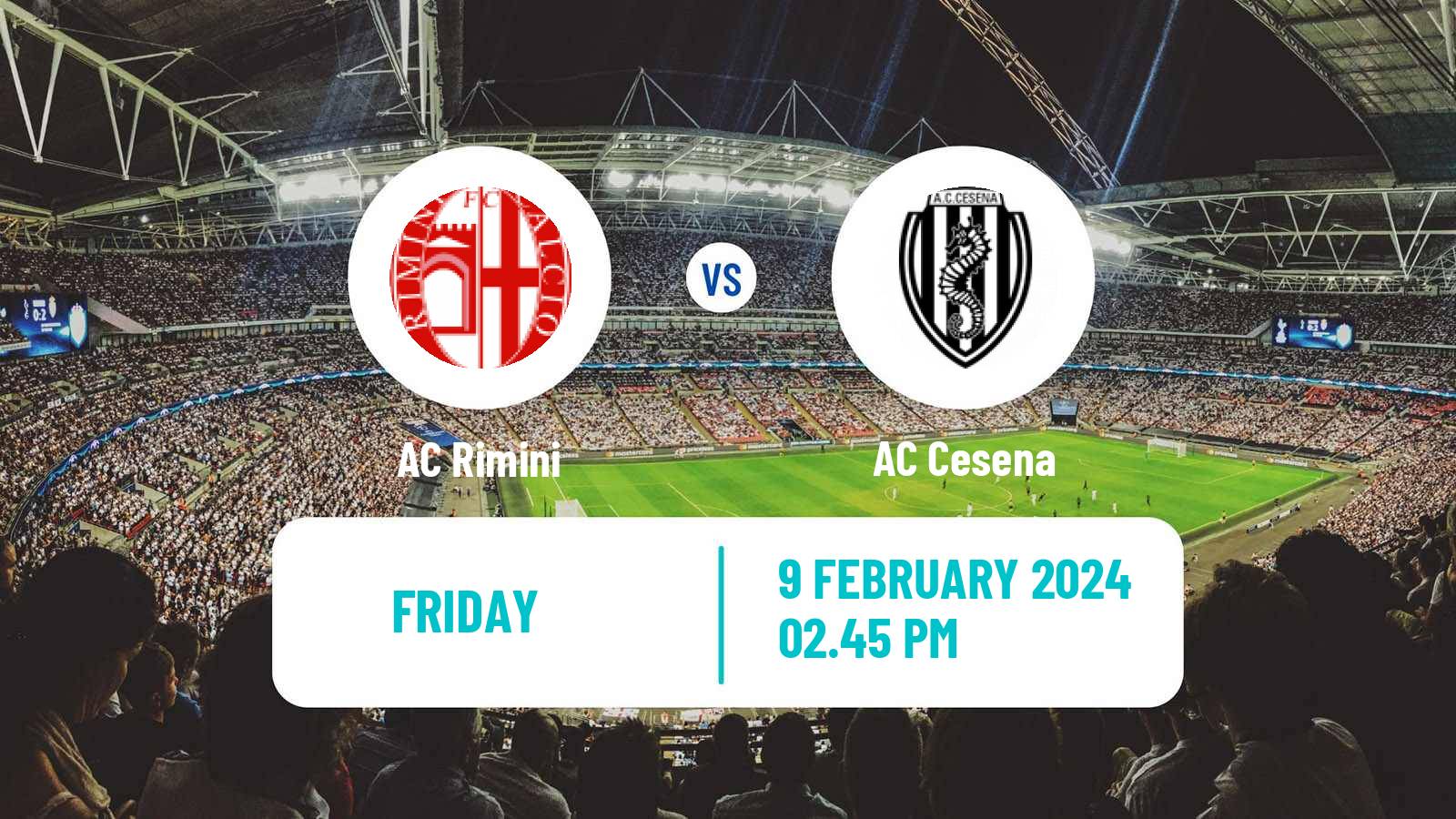 Soccer Italian Serie C Group B Rimini - Cesena