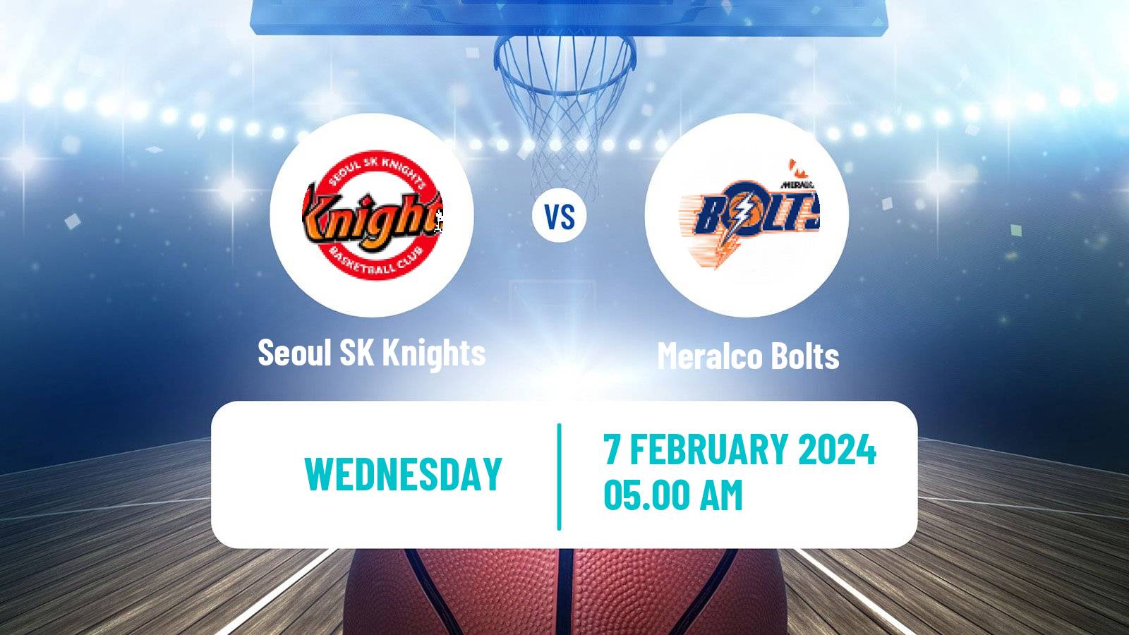 Basketball EASL Basketball Seoul SK Knights - Meralco Bolts