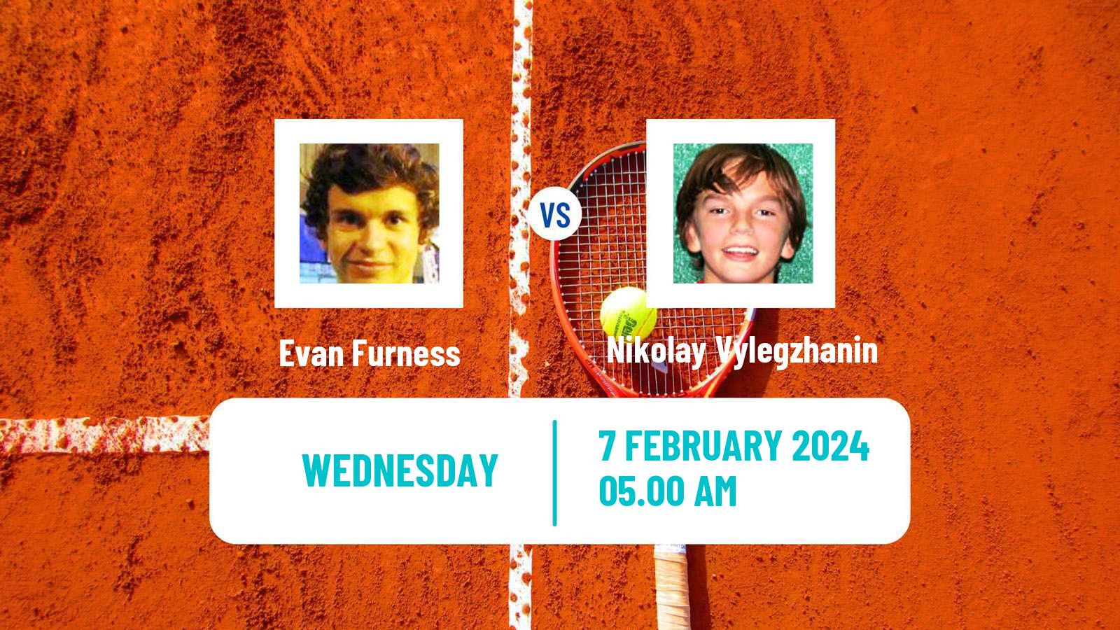 Tennis ITF M15 Grenoble Men Evan Furness - Nikolay Vylegzhanin