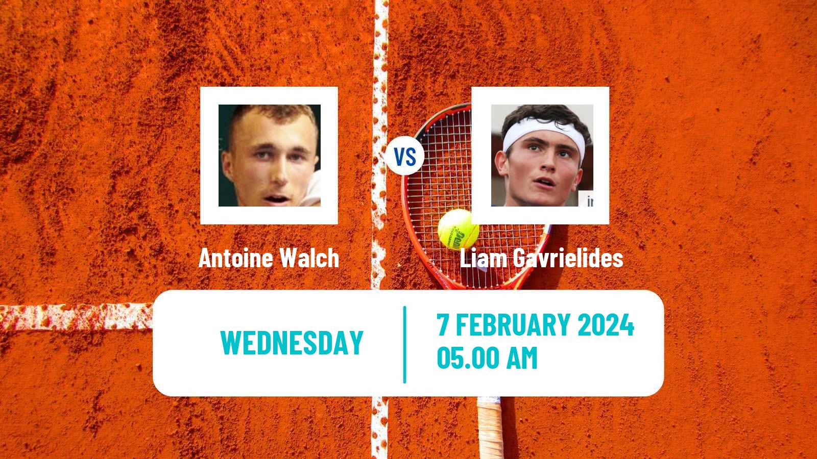 Tennis ITF M15 Grenoble Men Antoine Walch - Liam Gavrielides