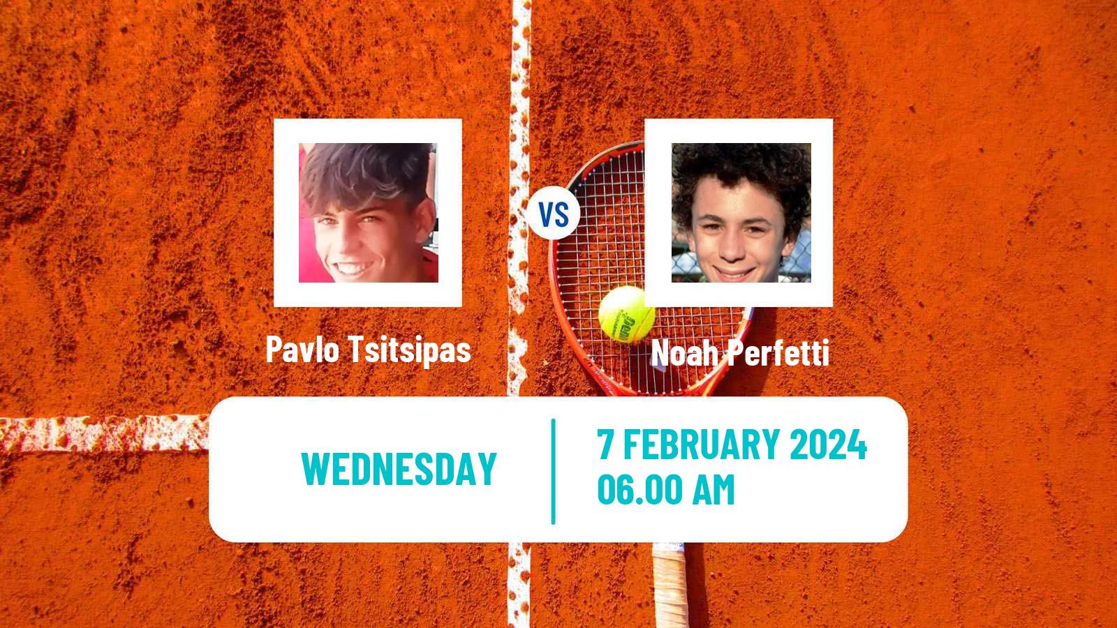 Tennis ITF M25 Hammamet 2 Men Pavlo Tsitsipas - Noah Perfetti