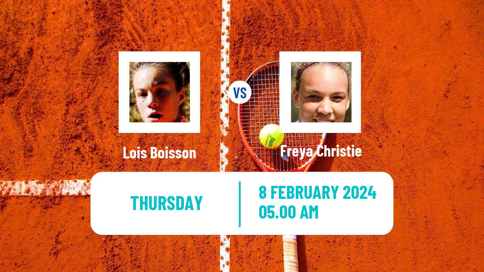 Tennis ITF W75 Grenoble Women Lois Boisson - Freya Christie