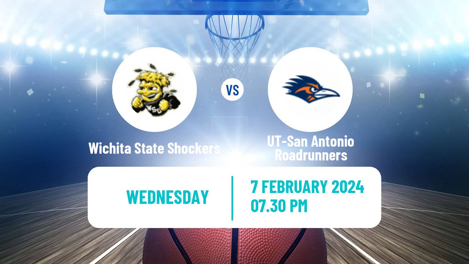 Basketball NCAA College Basketball Wichita State Shockers - UT-San Antonio Roadrunners