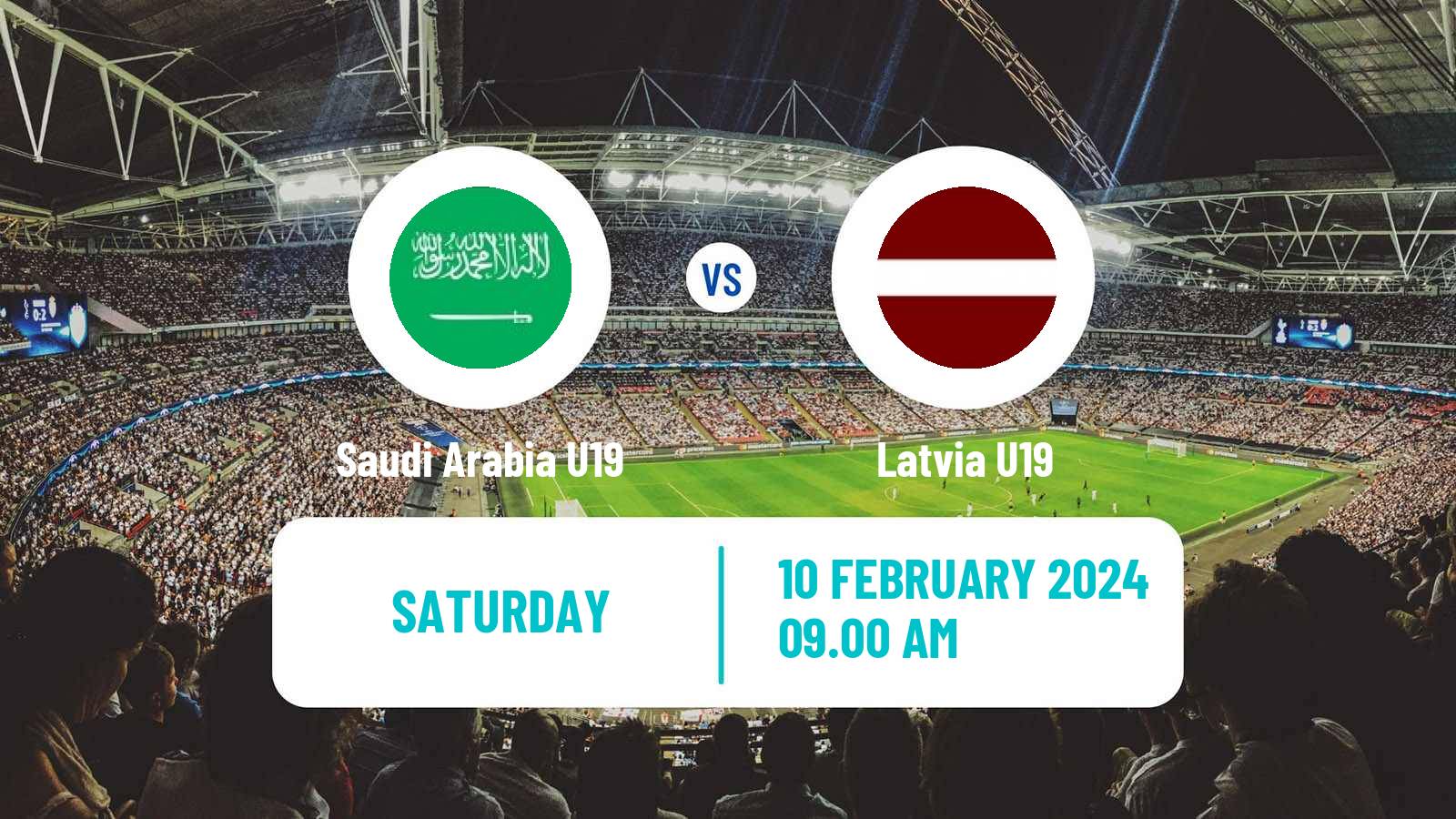 Soccer Friendly Saudi Arabia U19 - Latvia U19