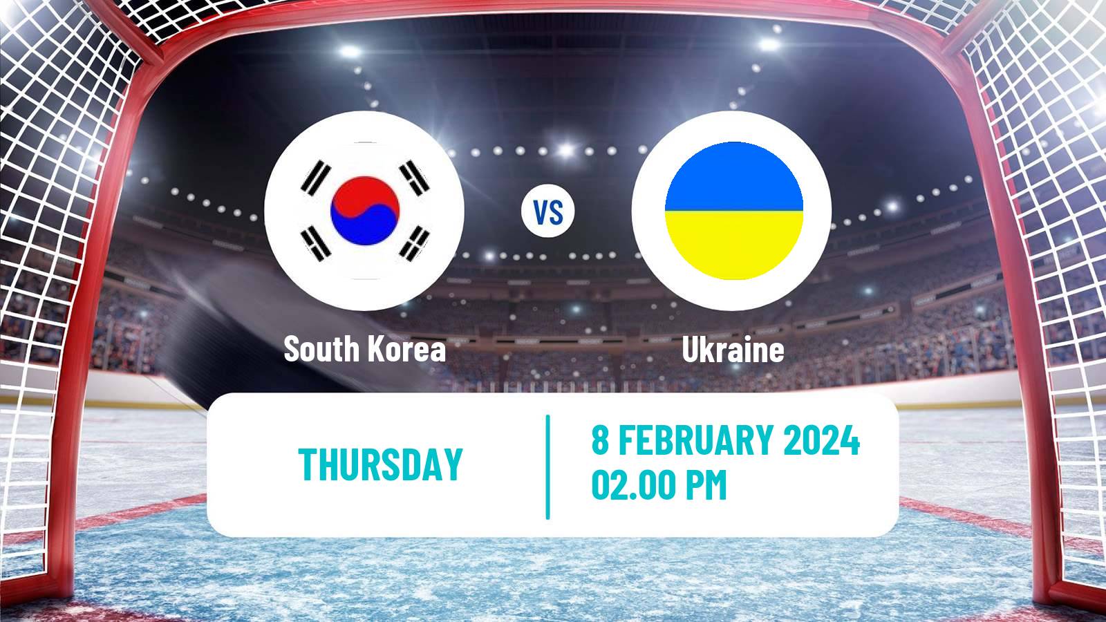 Hockey Winter Olympic Games - Ice Hockey South Korea - Ukraine