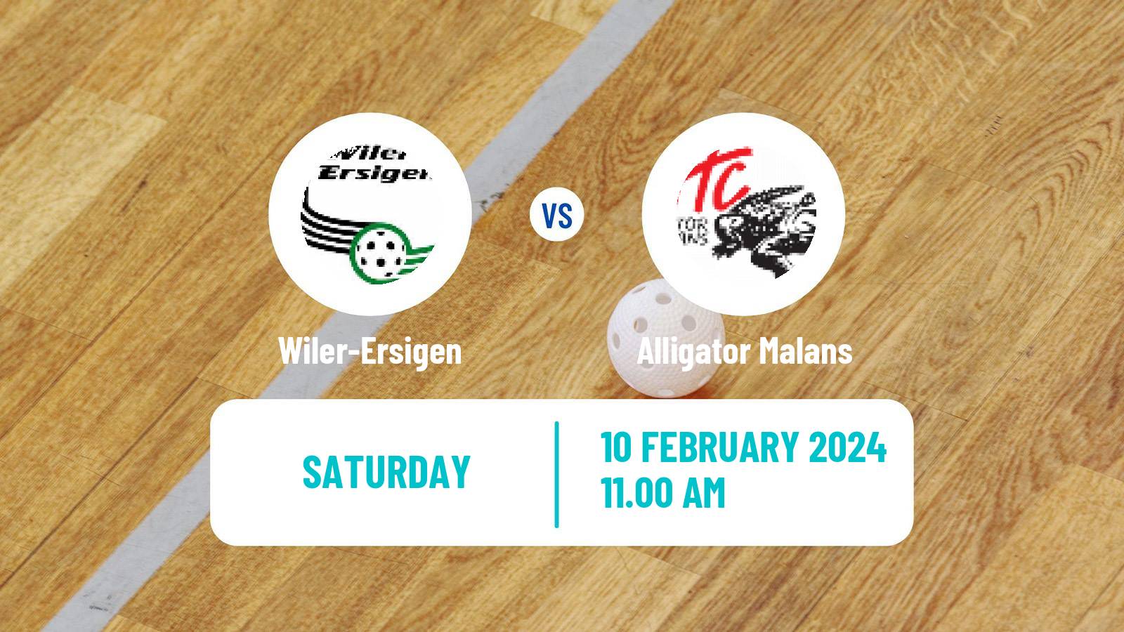 Floorball Swiss NLA Floorball Wiler-Ersigen - Alligator Malans