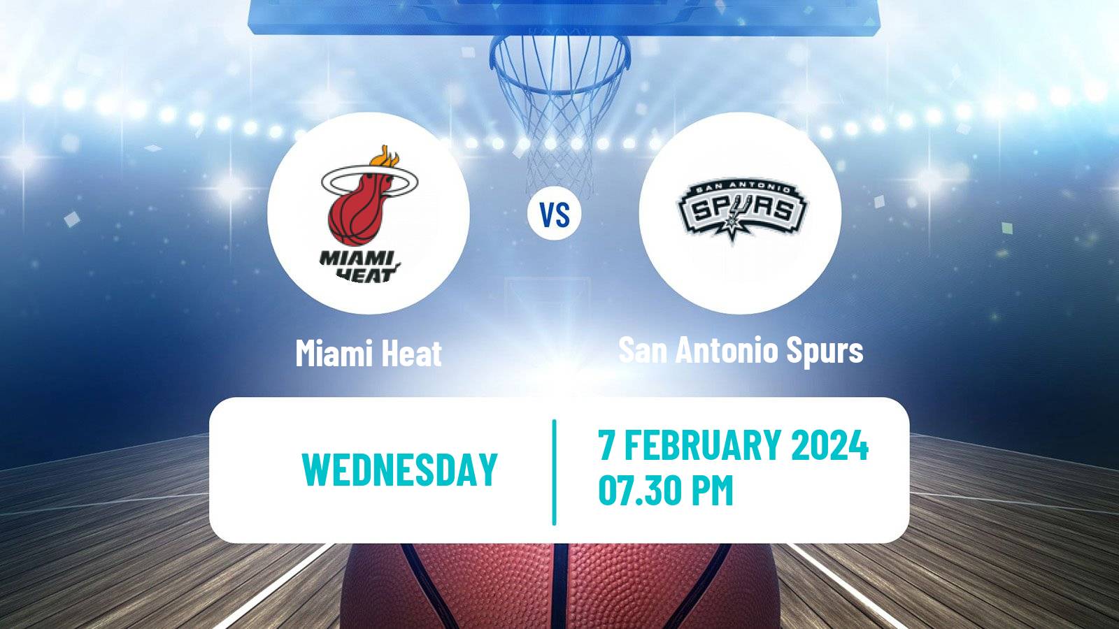 Basketball NBA Miami Heat - San Antonio Spurs
