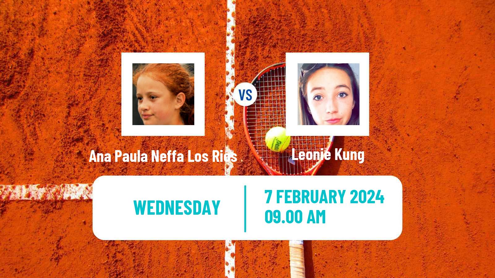 Tennis ITF W35 Wesley Chapel Fl Women Ana Paula Neffa Los Rios - Leonie Kung