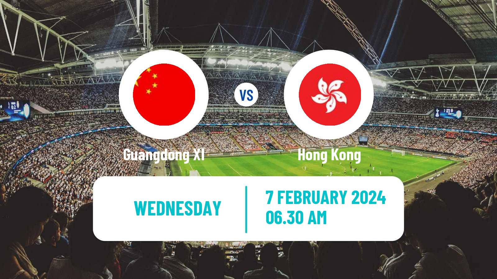 Soccer Guangdong Hong Kong Cup Guangdong XI - Hong Kong