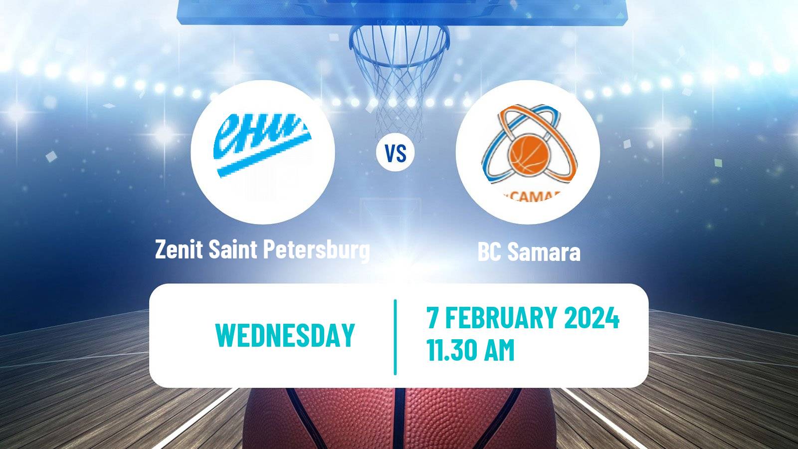 Basketball Russian Cup Basketball Zenit Saint Petersburg - Samara
