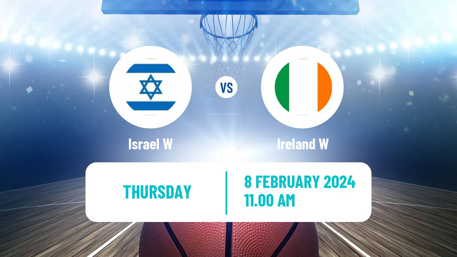 Basketball EuroBasket Women Israel W - Ireland W