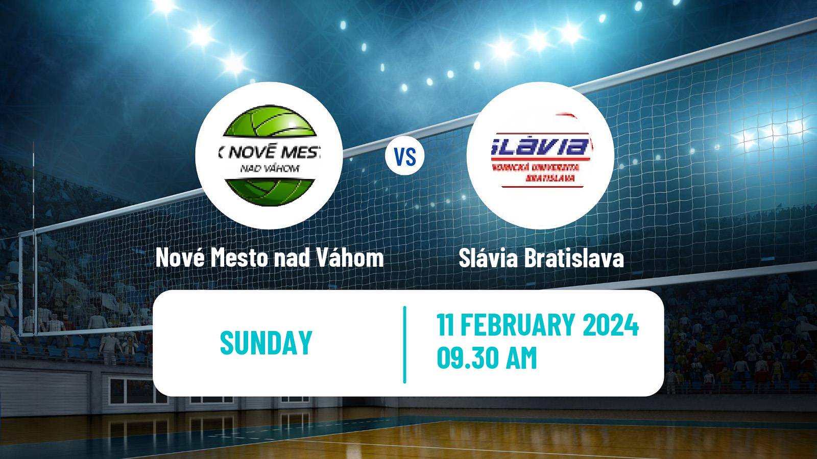 Volleyball Slovak Cup Volleyball Women Nové Mesto nad Váhom - Slávia Bratislava