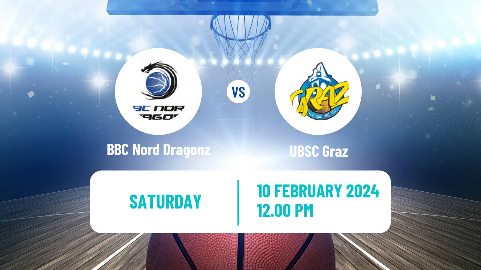 Basketball Austrian Superliga Basketball BBC Nord Dragonz - UBSC Graz