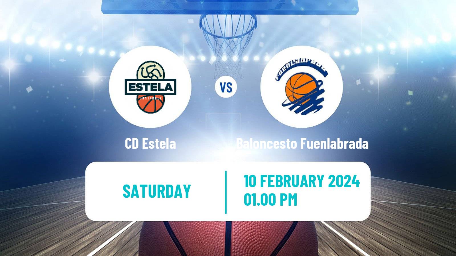 Basketball Spanish LEB Oro Estela - Baloncesto Fuenlabrada