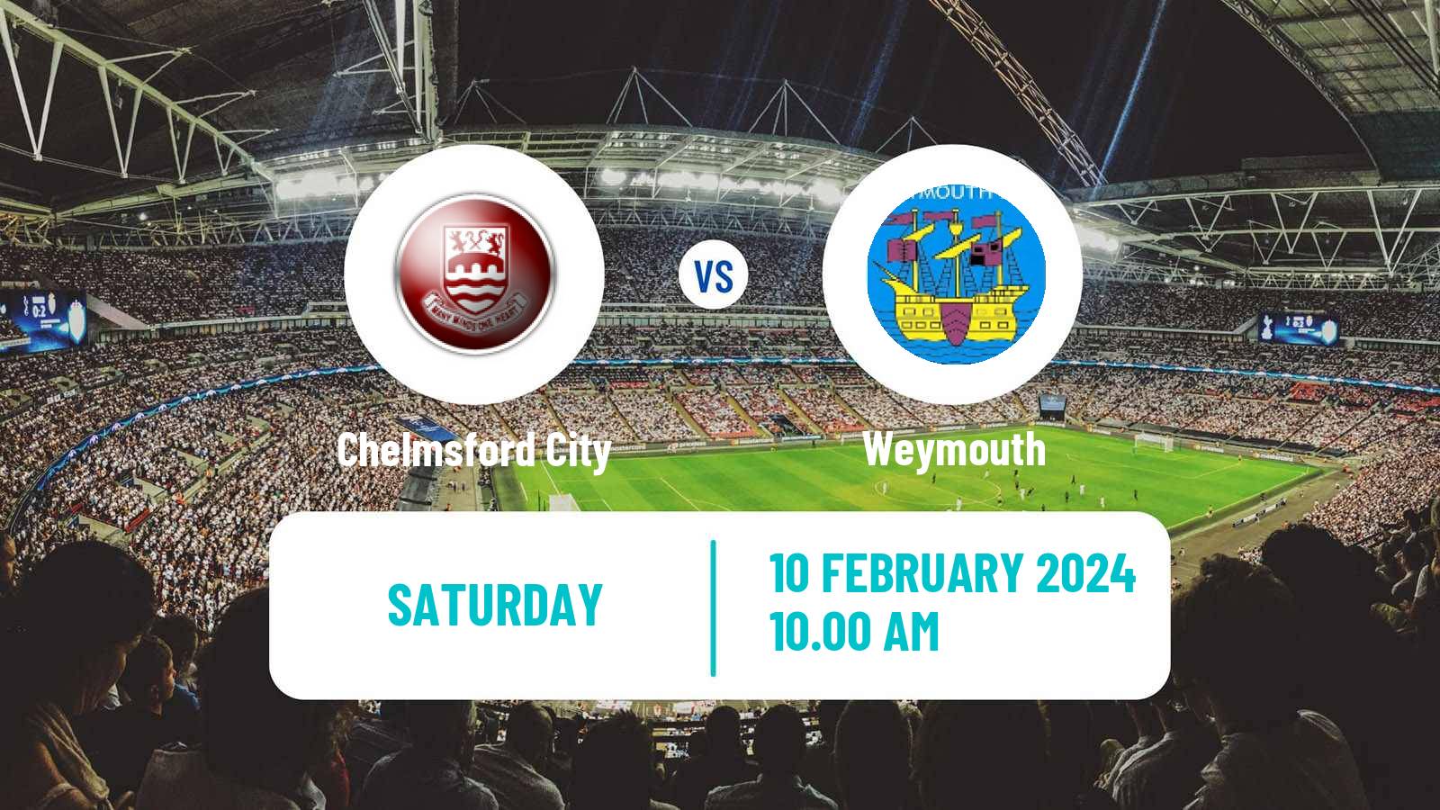 Soccer English National League South Chelmsford City - Weymouth