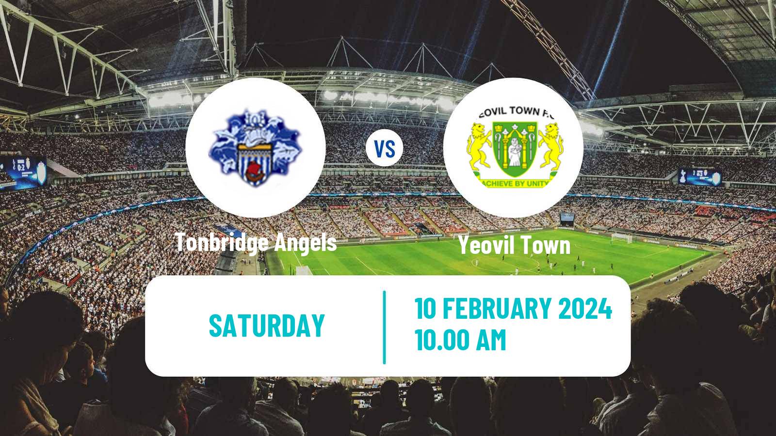 Soccer English National League South Tonbridge Angels - Yeovil Town