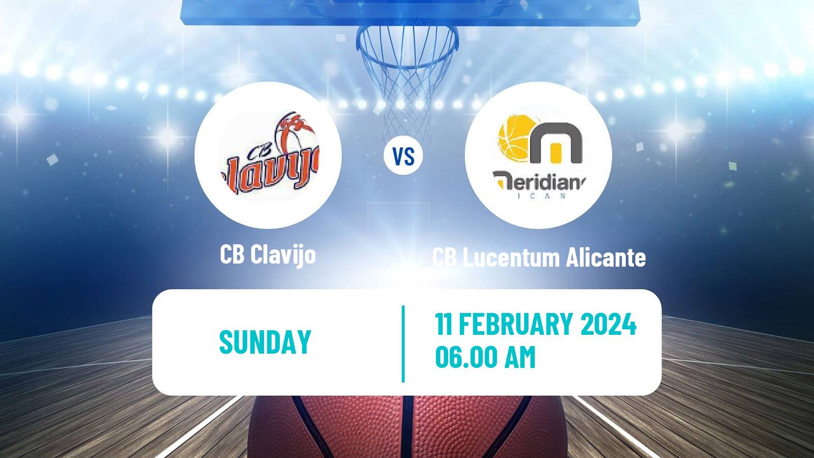 Basketball Spanish LEB Oro Clavijo - CB Lucentum Alicante
