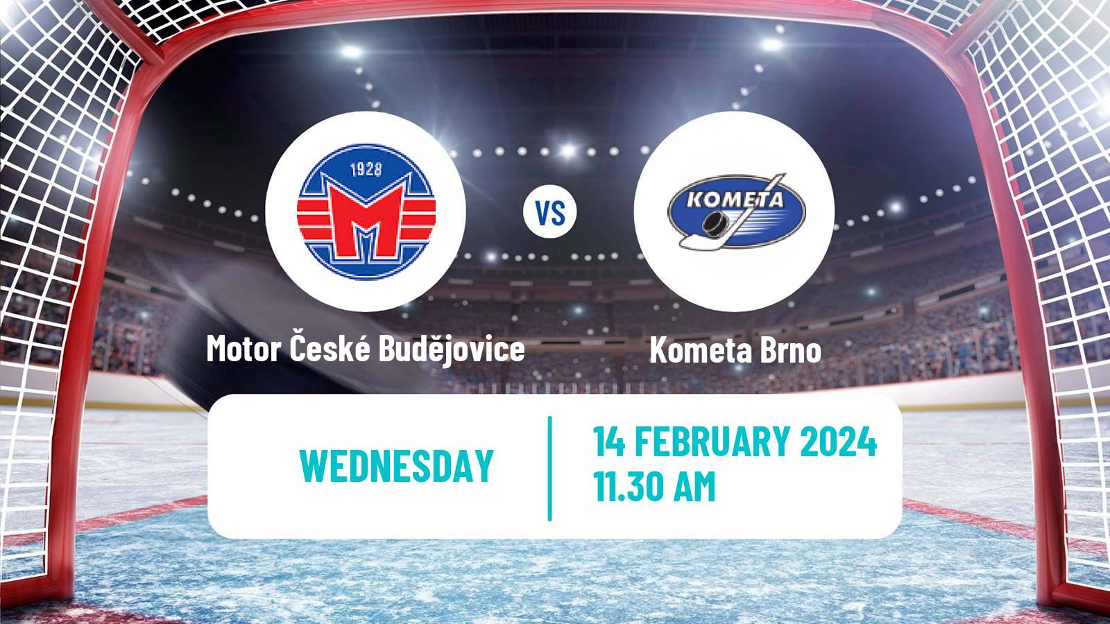 Hockey Czech Extraliga Motor České Budějovice - Kometa Brno