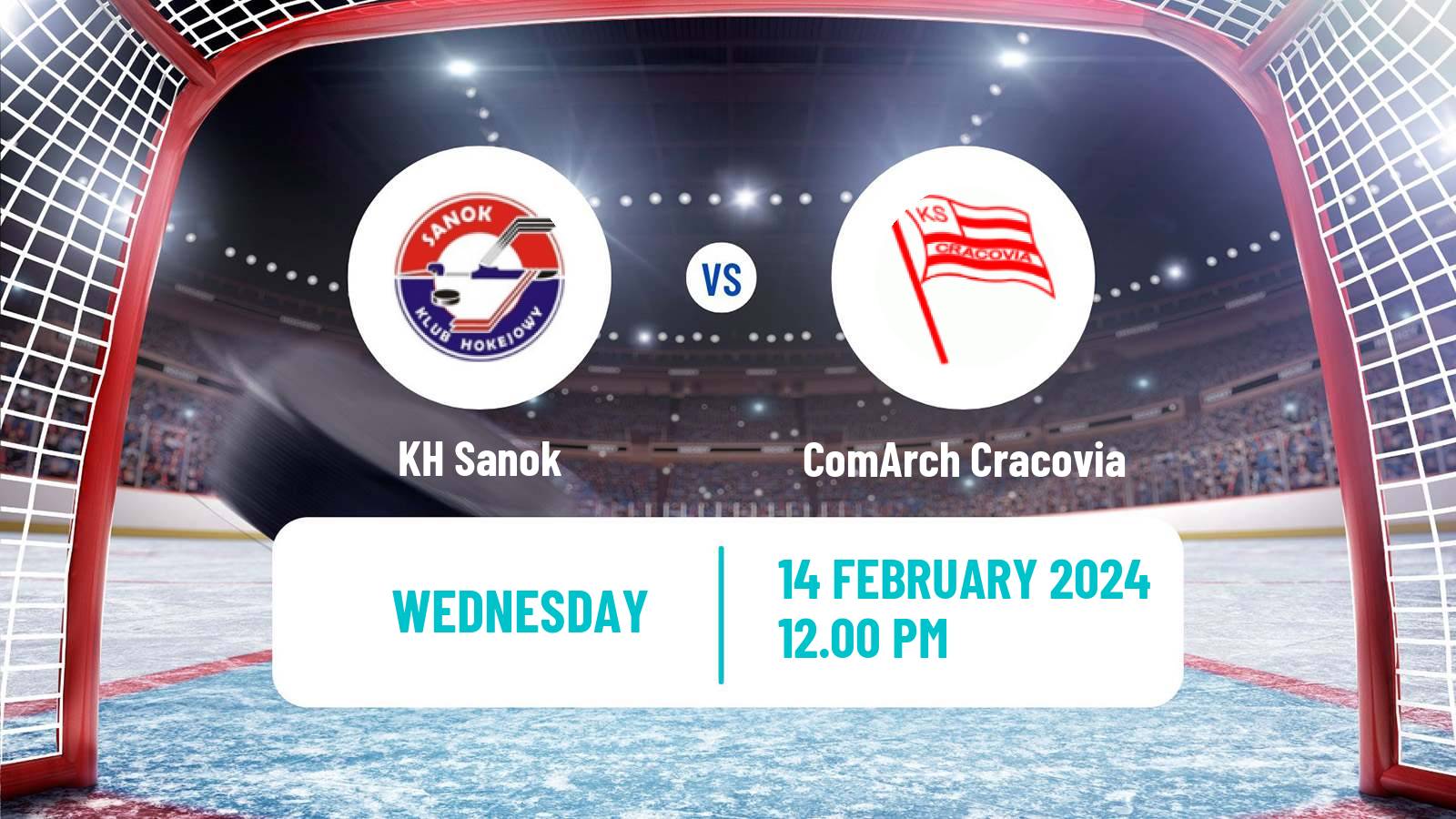 Hockey Polska Liga Hokejowa KH Sanok - ComArch Cracovia