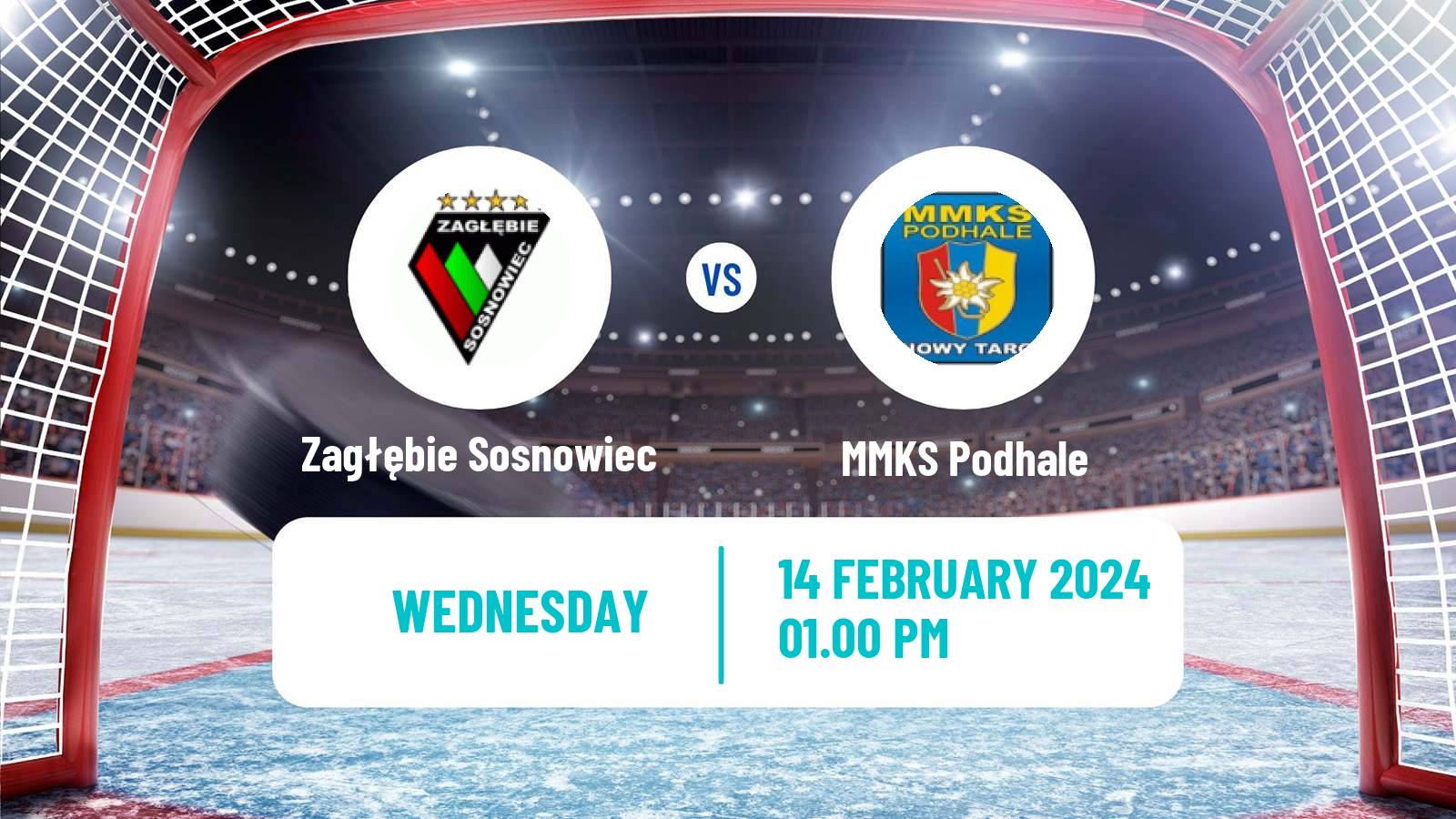 Hockey Polska Liga Hokejowa Zagłębie Sosnowiec - MMKS Podhale