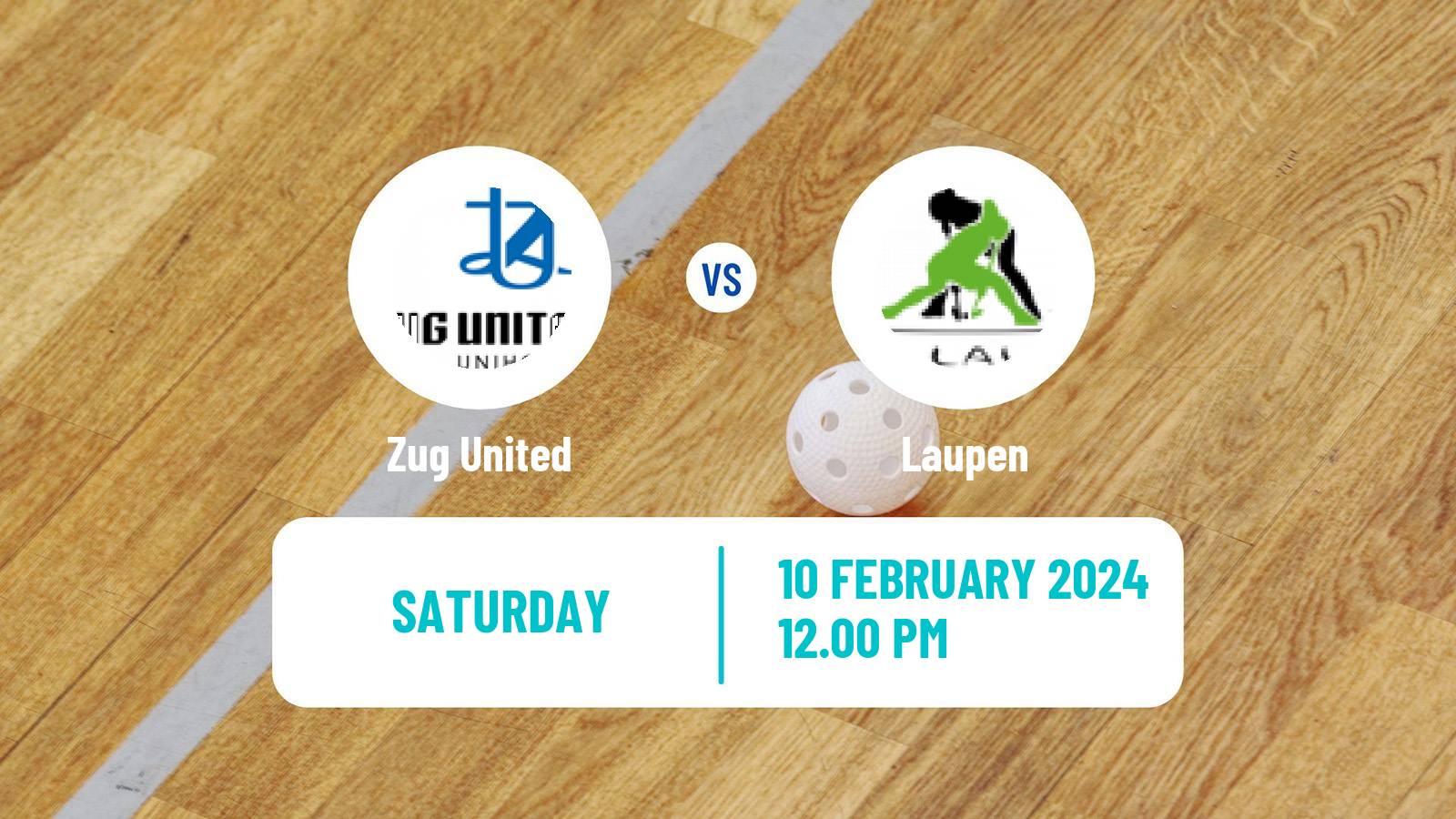 Floorball Swiss NLA Floorball Women Zug United - Laupen