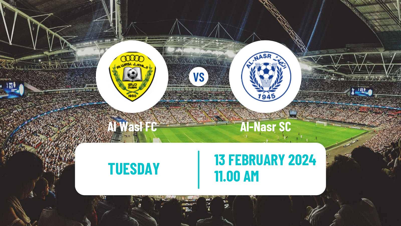 Soccer UAE Football League Al Wasl - Al-Nasr