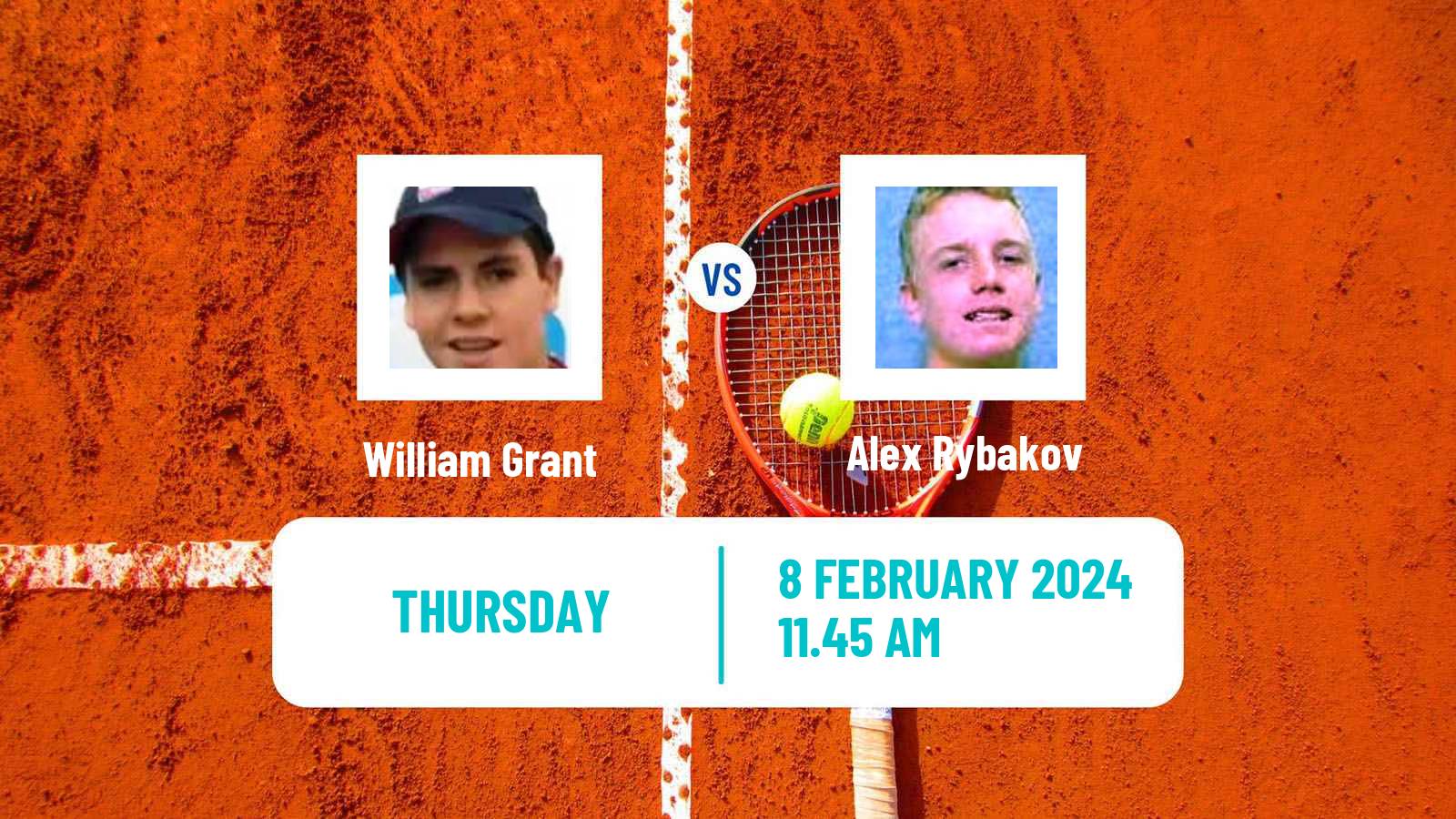 Tennis ITF M15 Sunrise Fl Men William Grant - Alex Rybakov