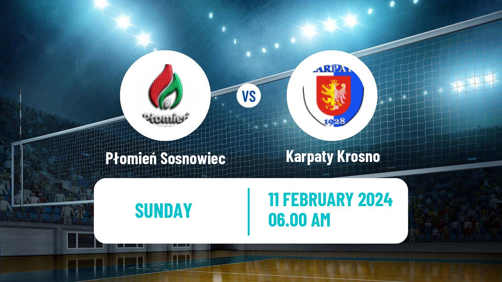 Volleyball Polish I Liga Volleyball Women Płomień Sosnowiec - Karpaty Krosno