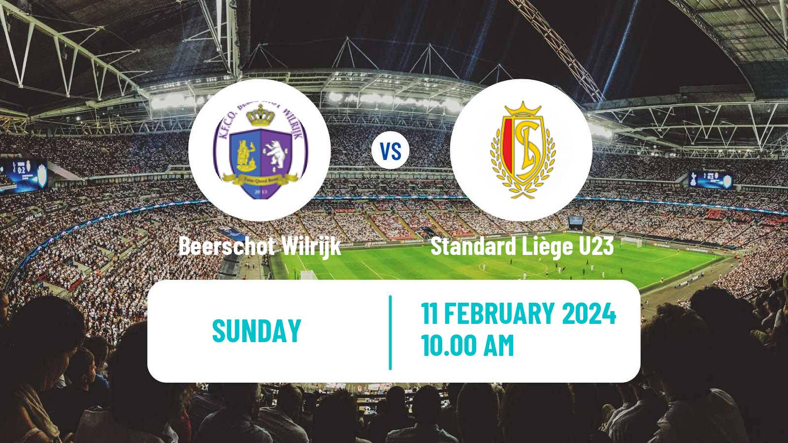 Soccer Belgian Сhallenger Pro League Beerschot Wilrijk - Standard Liège U23