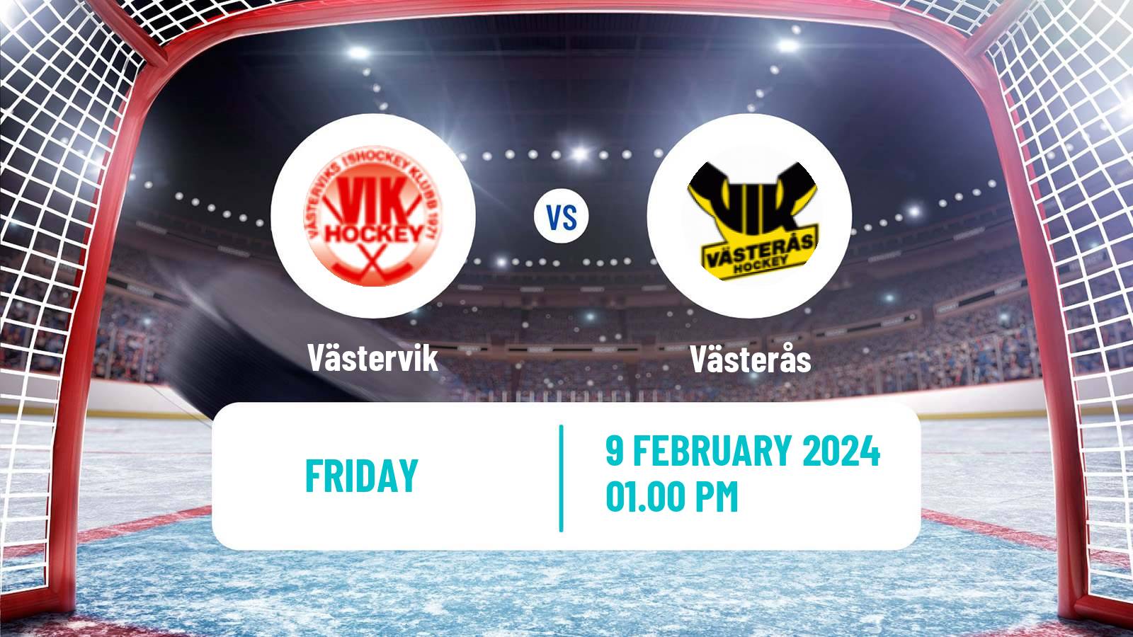 Hockey Swedish Hockey Allsvenskan Västervik - Västerås