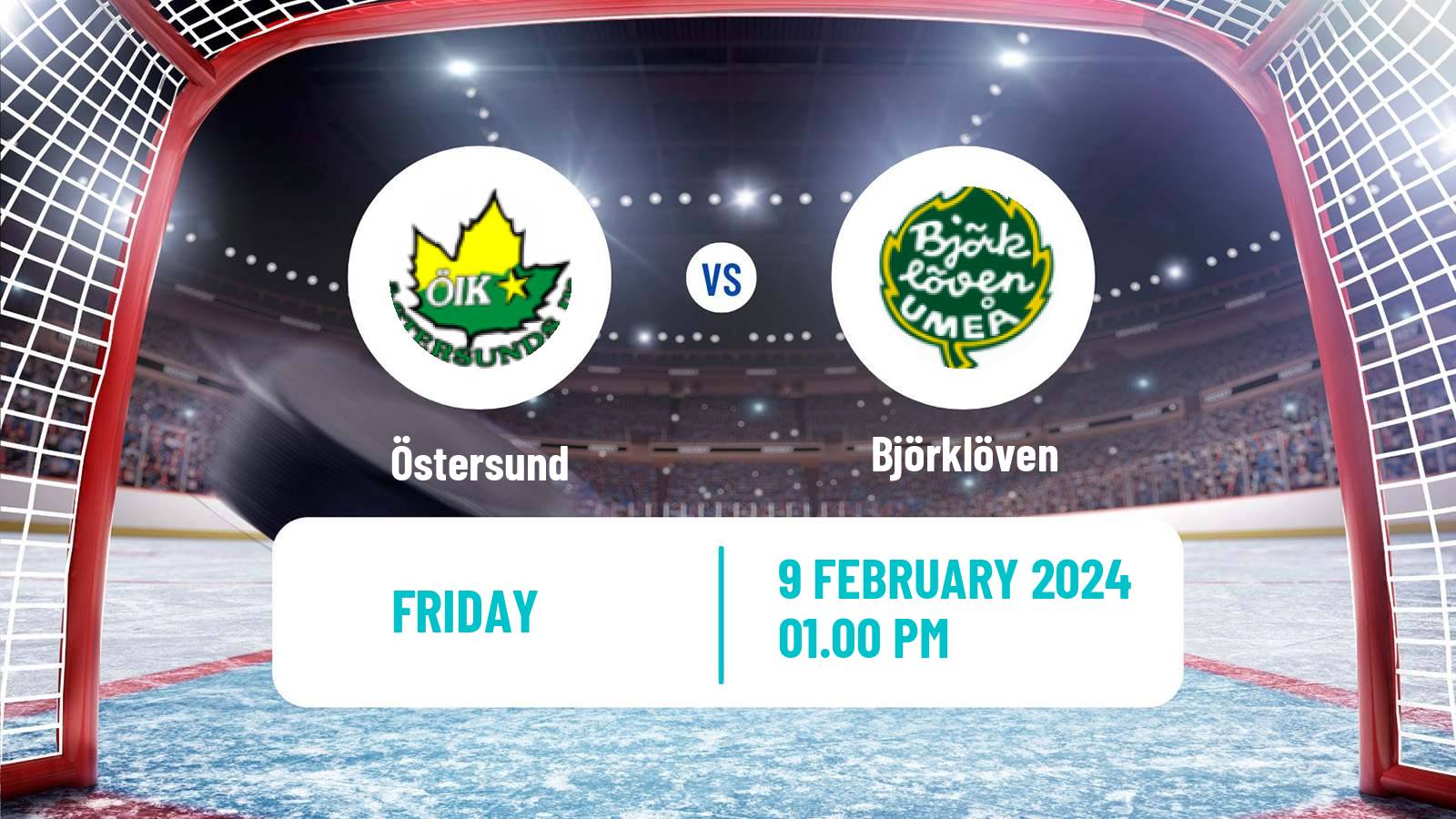 Hockey Swedish Hockey Allsvenskan Östersund - Björklöven
