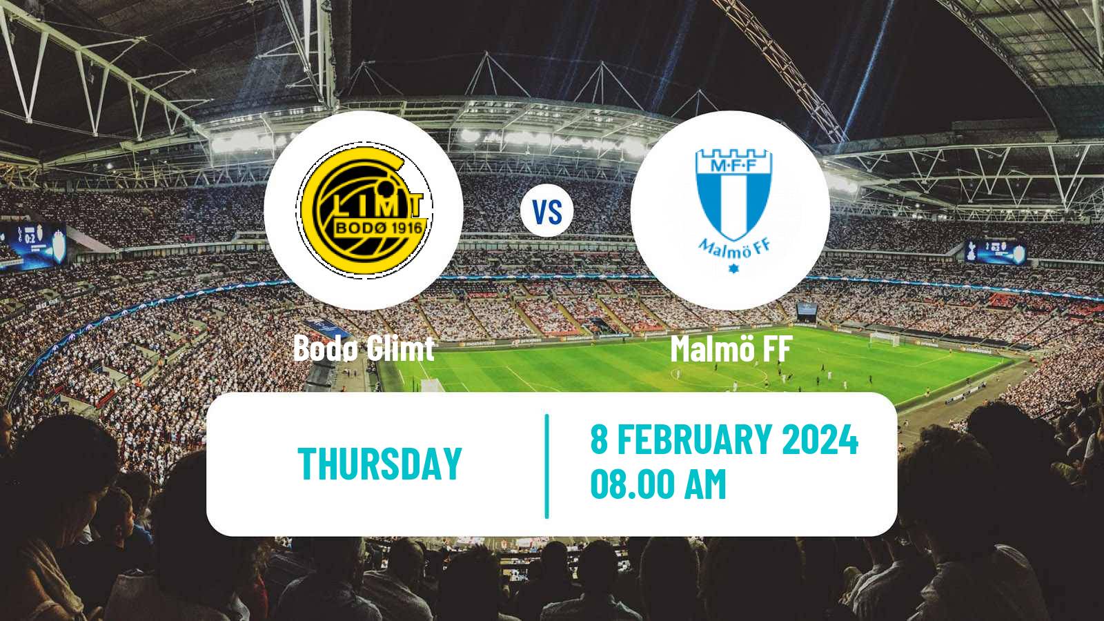 Soccer Club Friendly Bodø Glimt - Malmö
