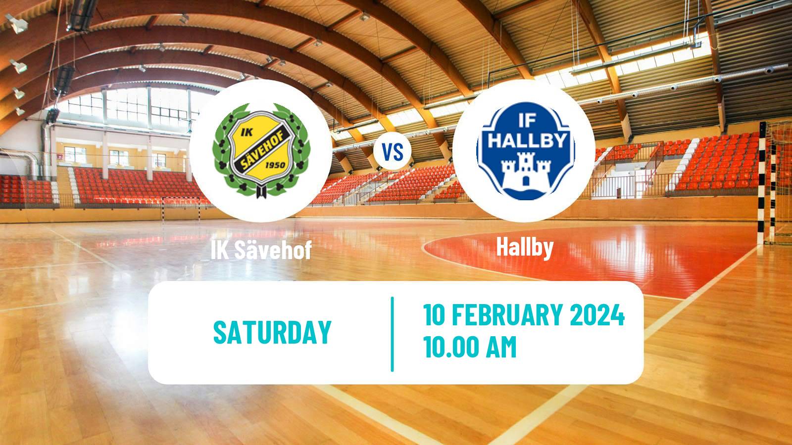 Handball Swedish Elitserien Handball Sävehof - Hallby