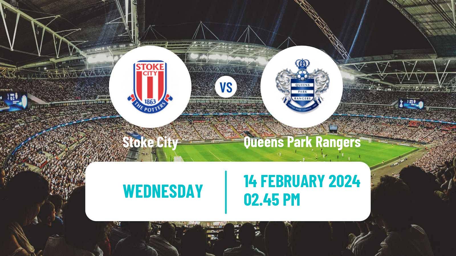 Soccer English League Championship Stoke City - Queens Park Rangers