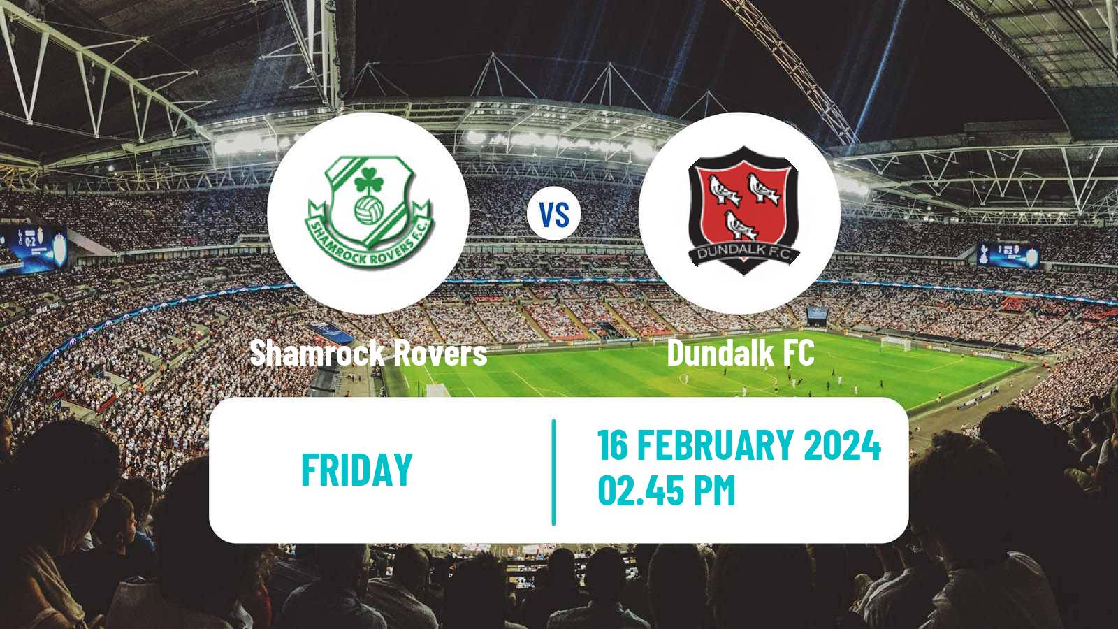 Soccer Irish Premier Division Shamrock Rovers - Dundalk