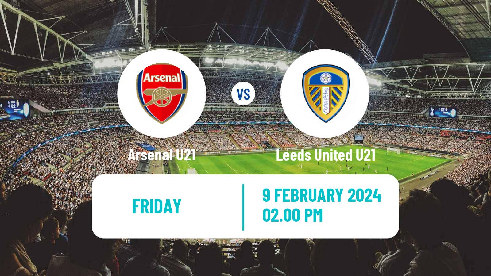 Soccer English Premier League 2 Arsenal U21 - Leeds United U21