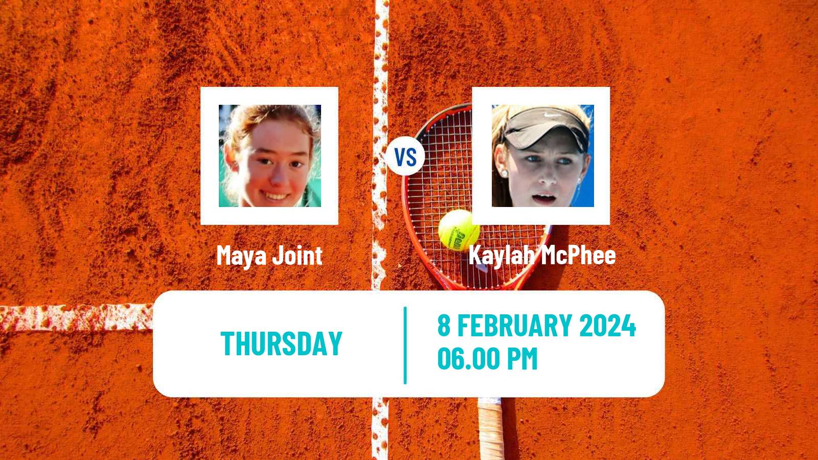 Tennis ITF W75 Burnie 2 Women Maya Joint - Kaylah McPhee