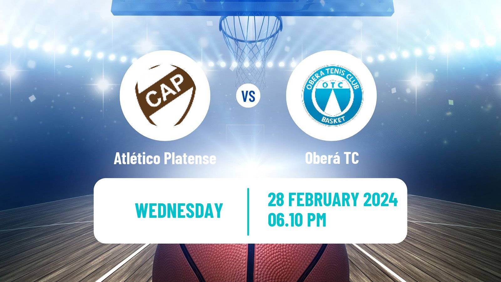 Basketball Argentinian LNB Atlético Platense - Oberá TC