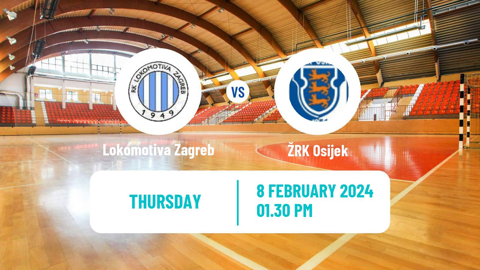 Handball Croatian 1 HRL Handball Women Lokomotiva Zagreb - Osijek