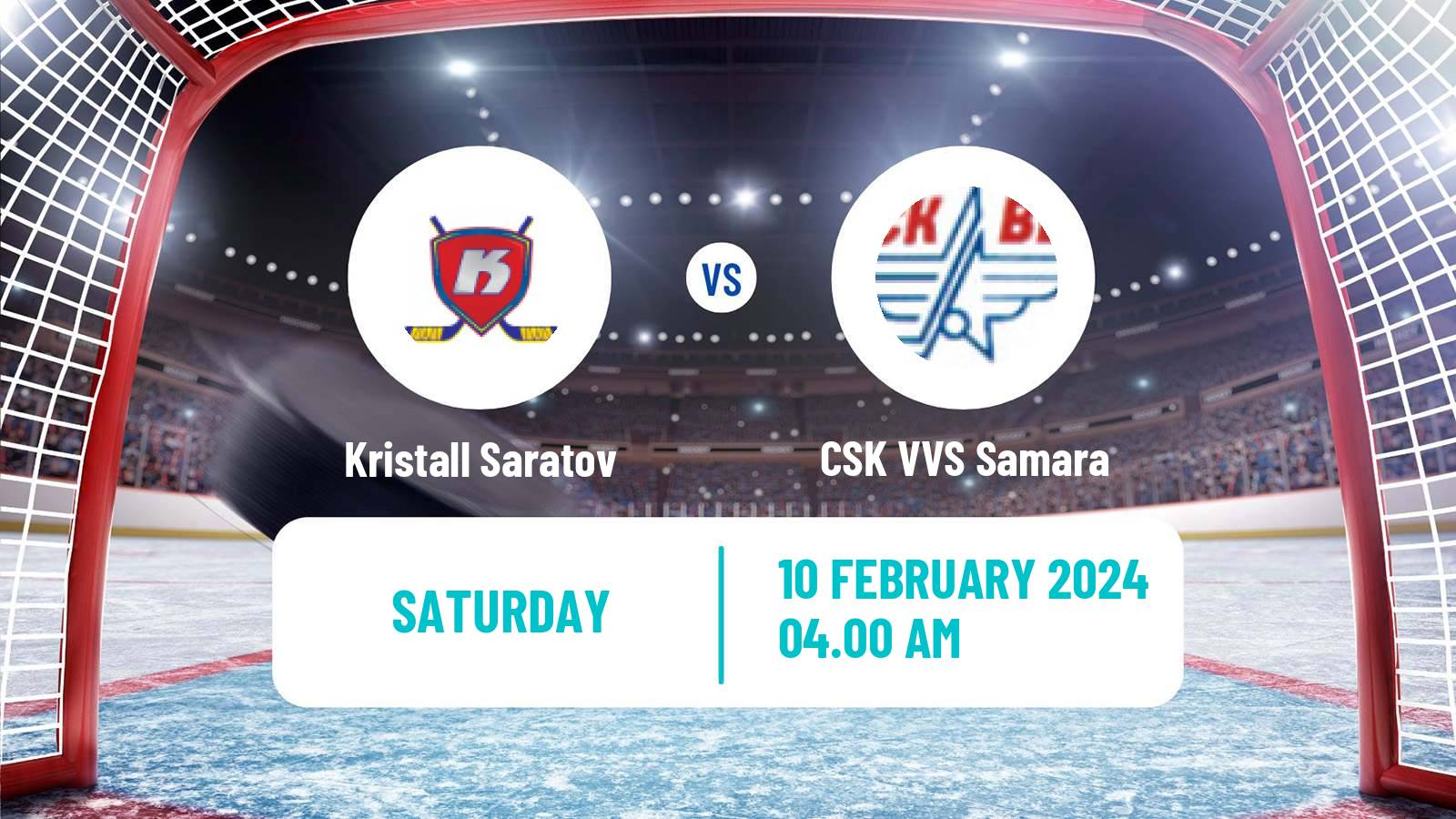 Hockey VHL Kristall Saratov - CSK VVS Samara