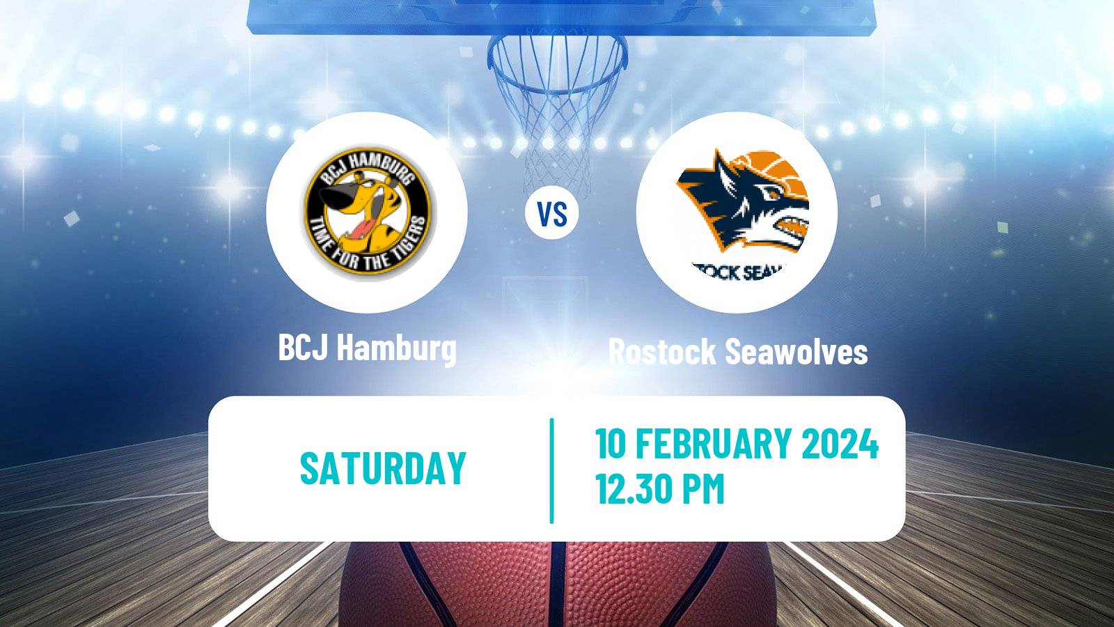 Basketball German BBL BCJ Hamburg - Rostock Seawolves