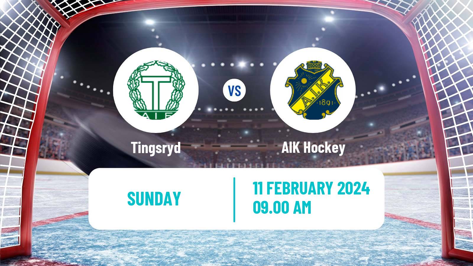 Hockey Swedish Hockey Allsvenskan Tingsryd - AIK