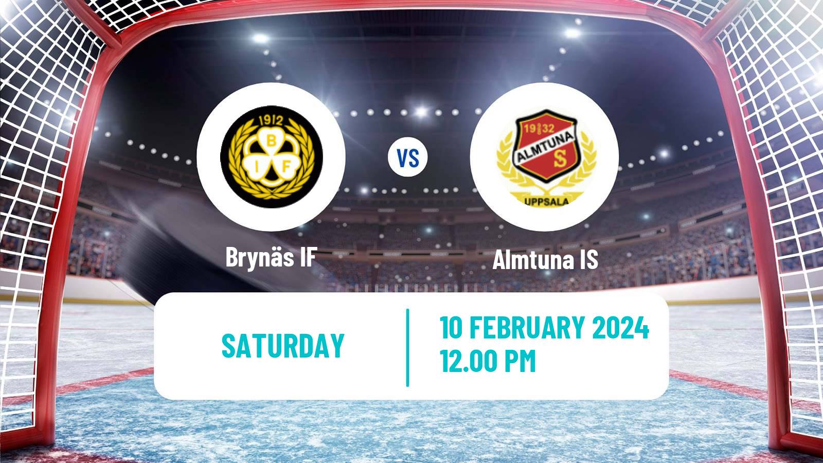 Hockey Swedish Hockey Allsvenskan Brynäs - Almtuna IS